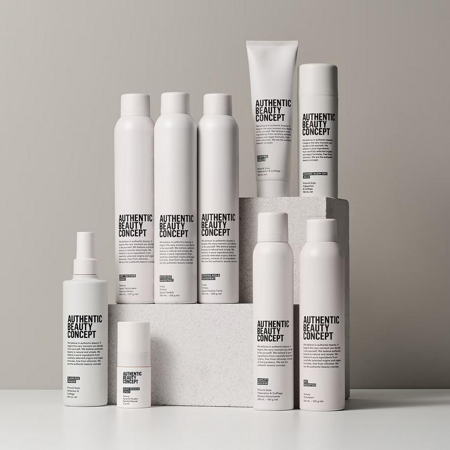 Authentic Beauty  Strong Hold Hairspray - Laque cheveux ultra-fine séchage rapide et longue tenue 