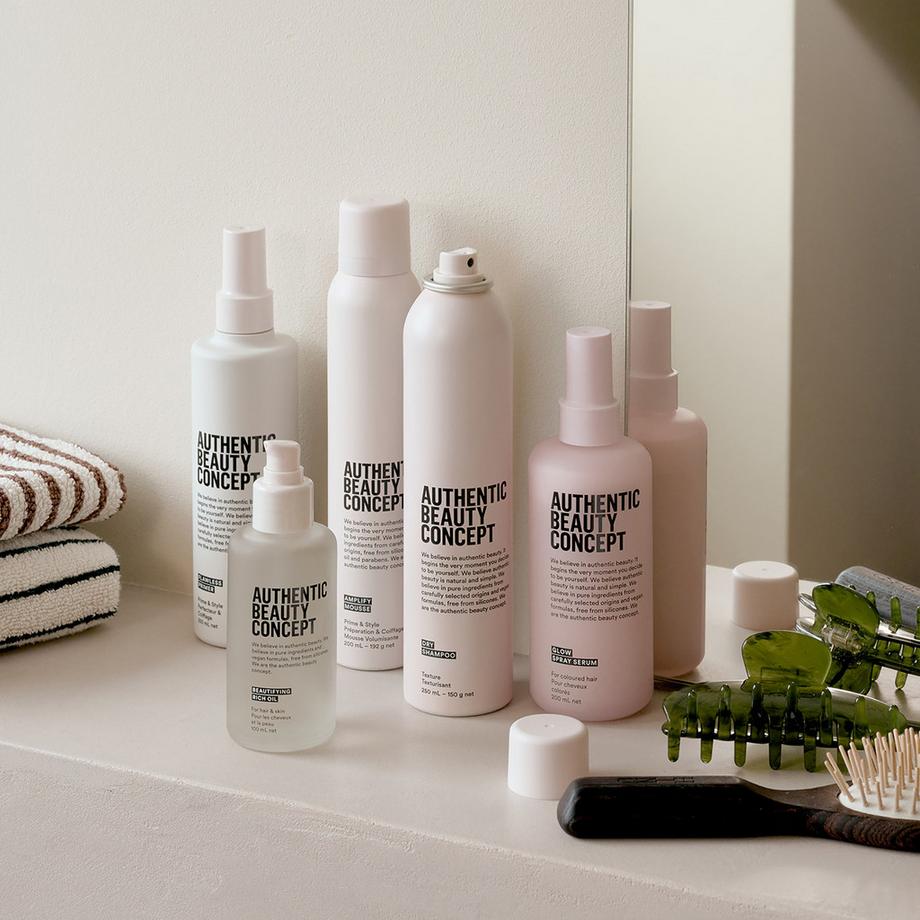 Authentic Beauty  Amplify Mousse - Leichte Styling-Mousse mit Volumeneffekt 