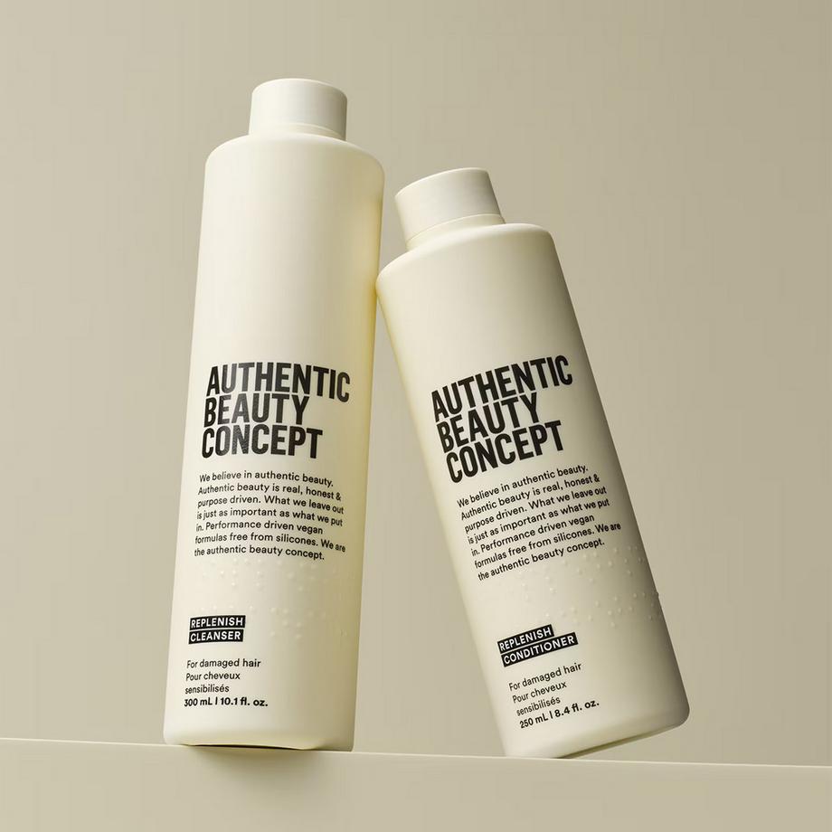 Authentic Beauty  Replenish Cleanser - Shampoing riche et nourrissant pour cheveux sensibilisés 