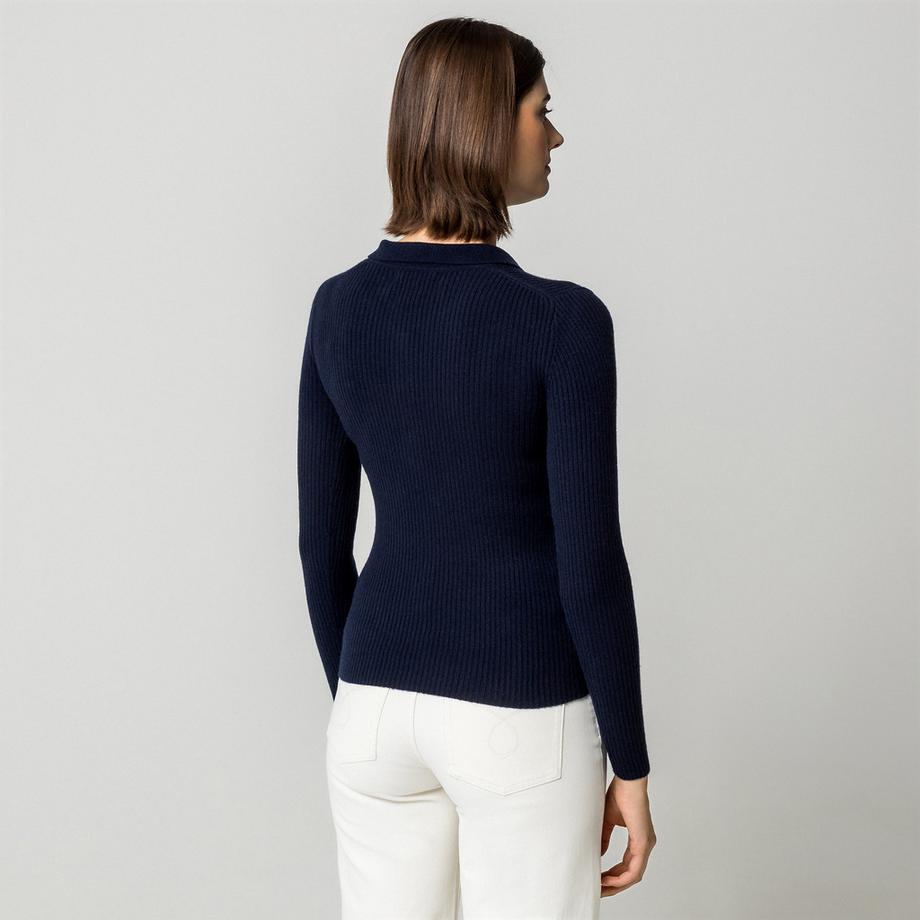 Manor Woman Pull col polo côtelé  