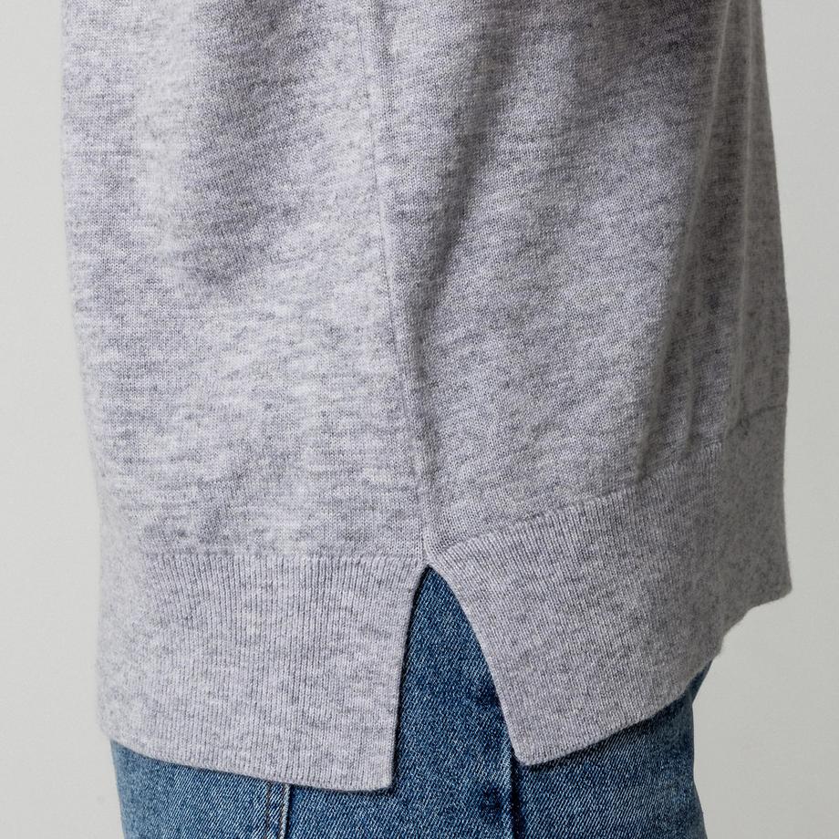 Manor Woman Pullover à col et encolure en V  