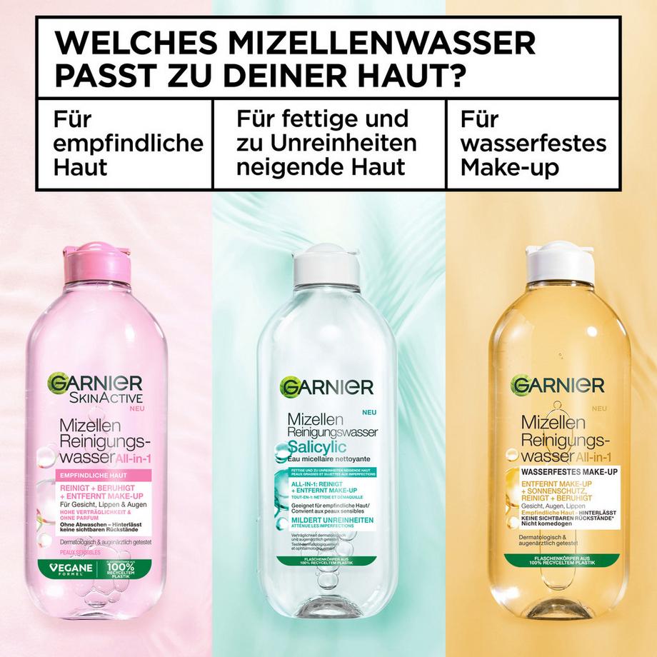 GARNIER  Mizellen Reinigungswasser Salicylic 