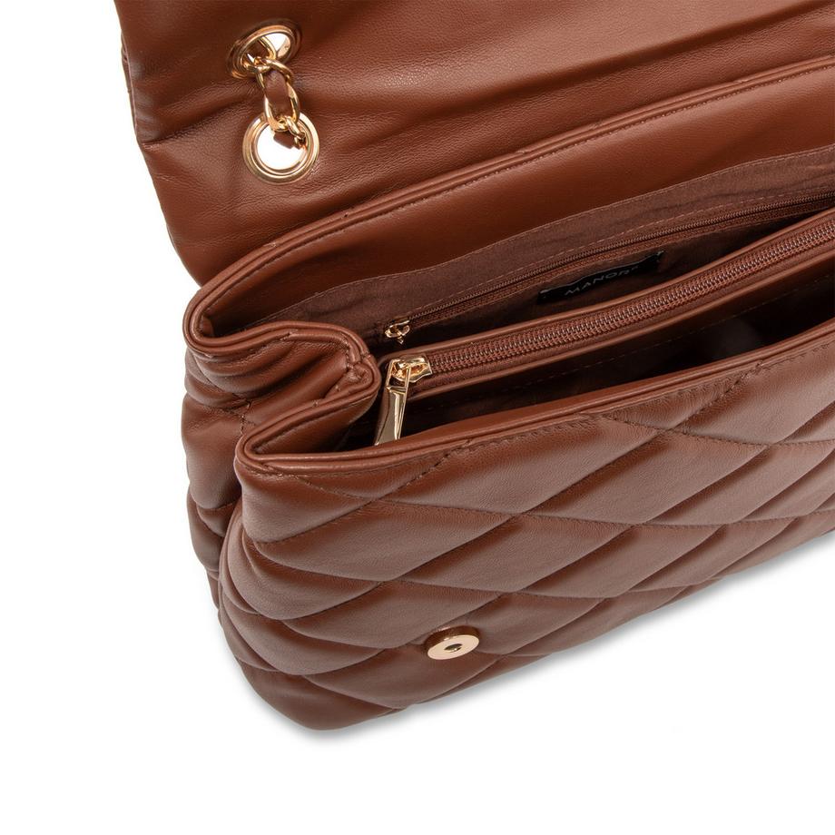 Manor Woman Gesteppte Schultertasche mit Kettenriemen  