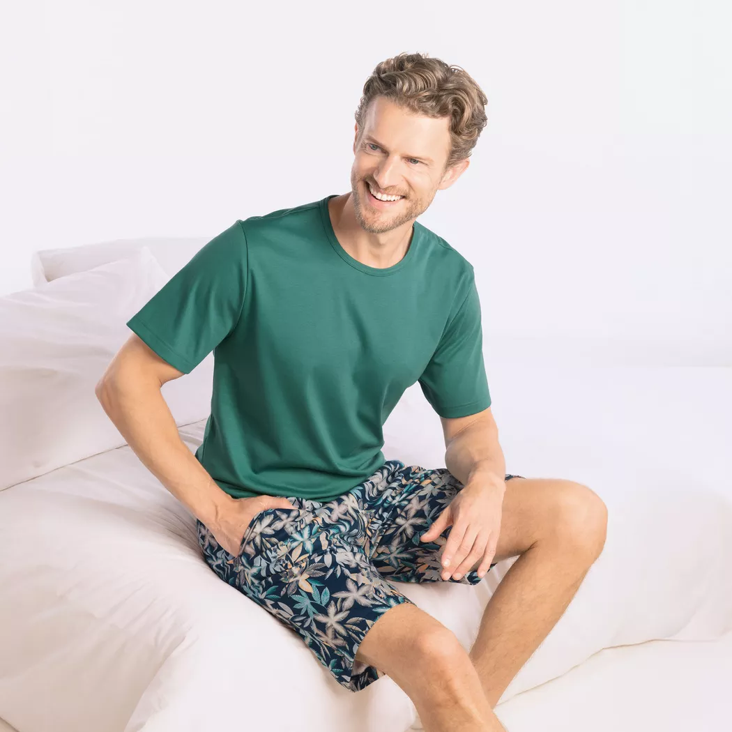 ISA bodywear - Pyjama, für Herren, Türkisblau, Größe XL