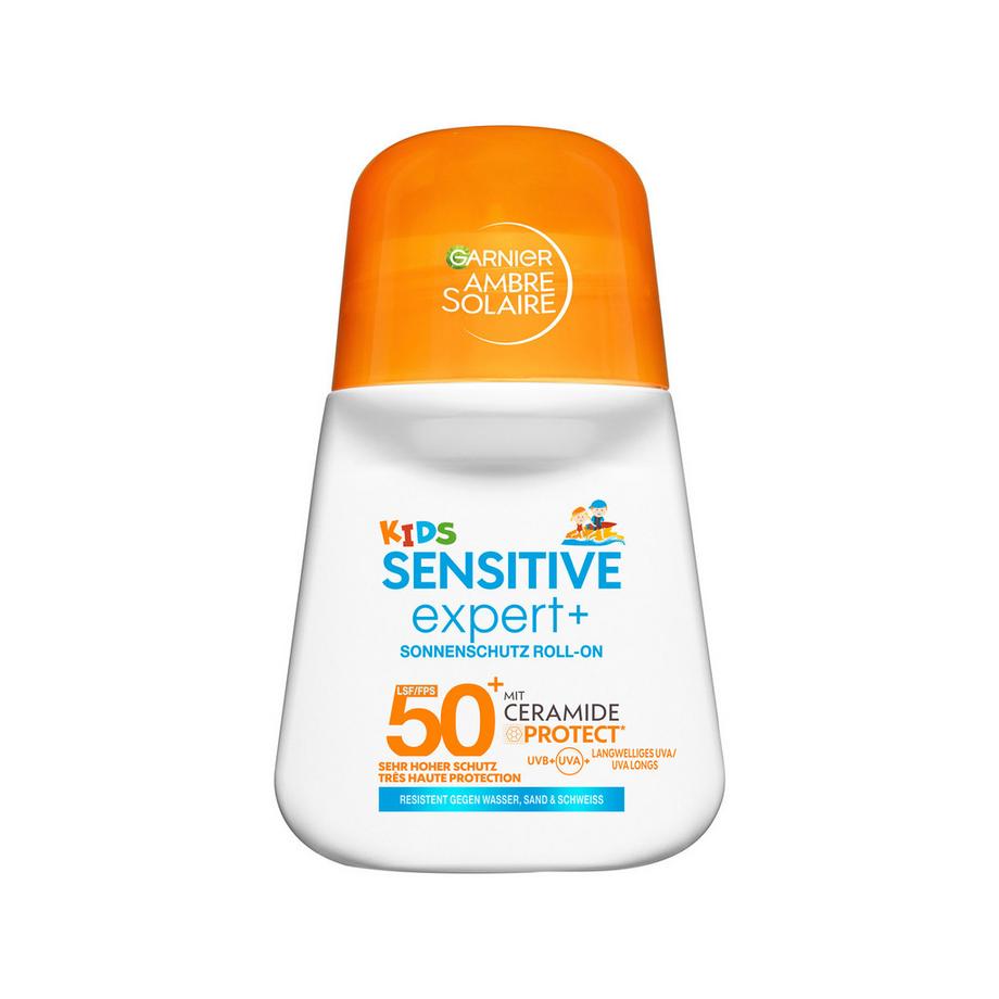 GARNIER  Ambre Solaire Kids Sensitive expert+ Protezione solare roll-on SPF 50+ 