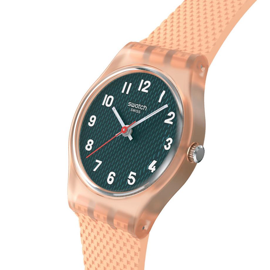 swatch PEACHY WEAVE Analoguhr 
