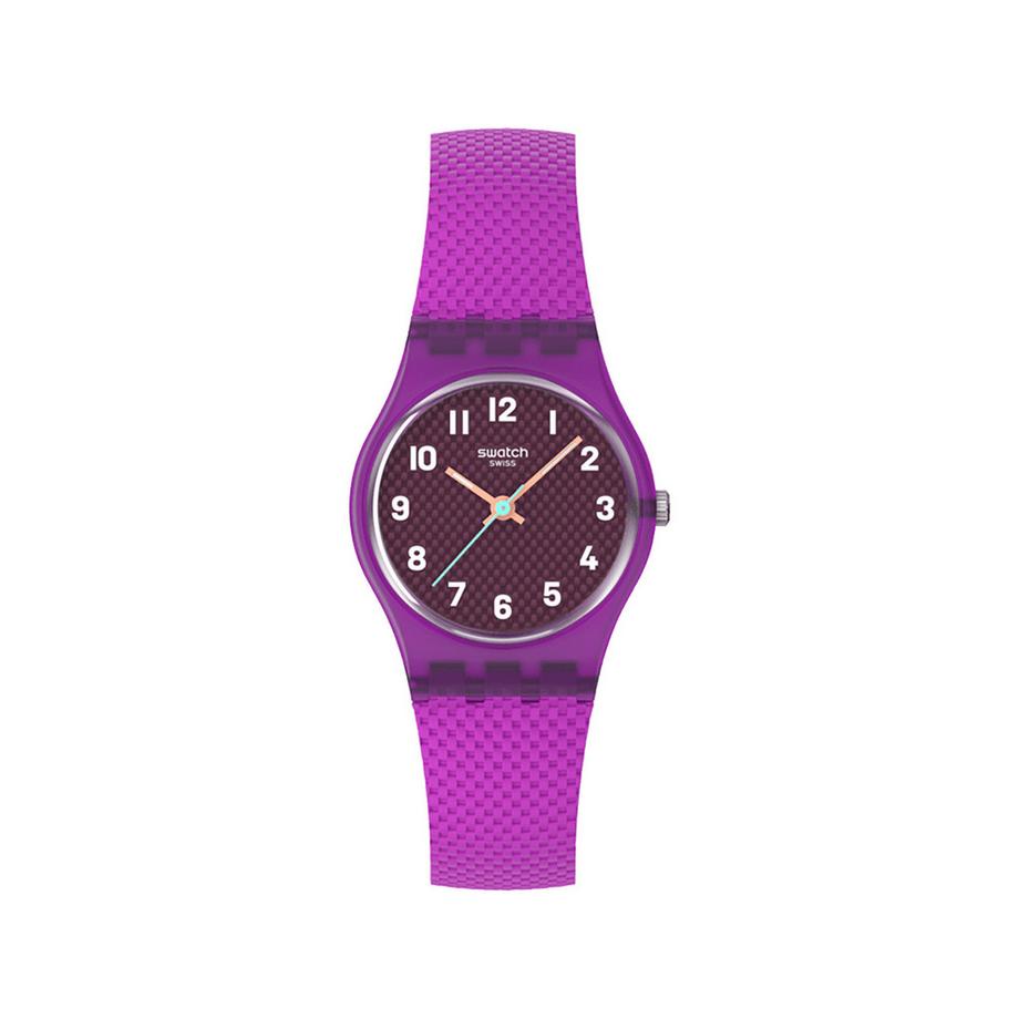 swatch MAGENTA WEAVE Analoguhr 