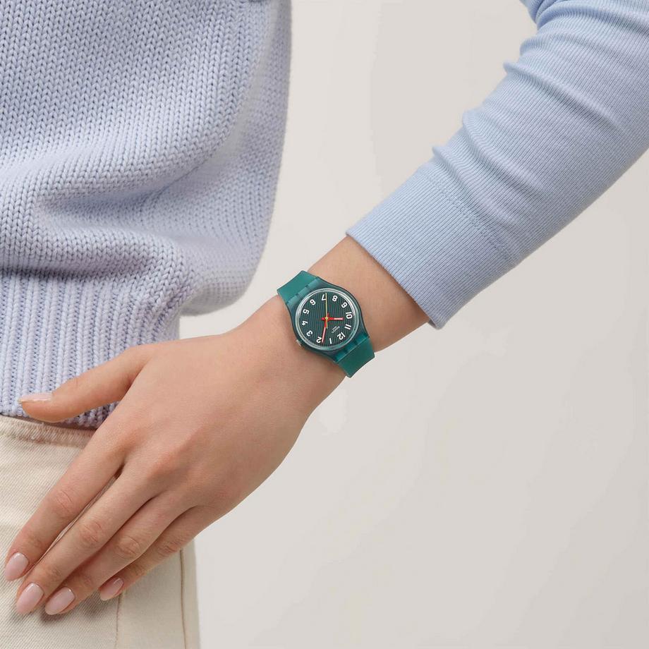 swatch WAVELENGTHS OF MOSS Analoguhr 