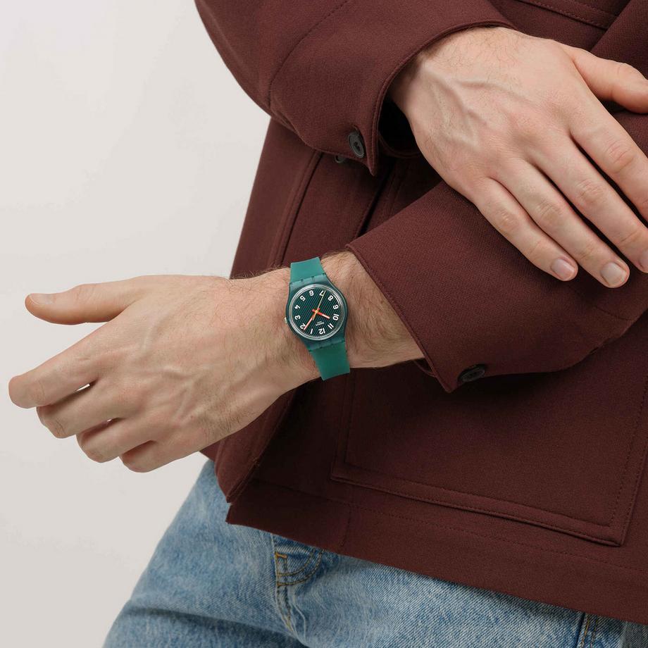 swatch WAVELENGTHS OF MOSS Analoguhr 