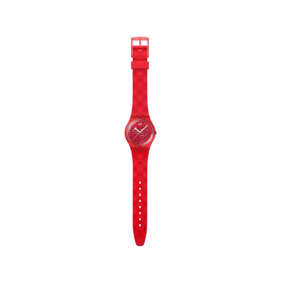 swatch LOVE IN SCARLET Orologio analogico 