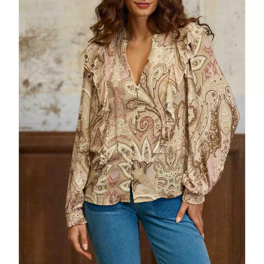 La Petite Etoile - Bluse, für Damen, Multicolor, Größe 40