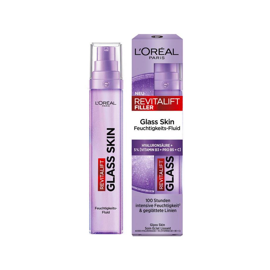 L'OREAL  Revitalift Filler Glass Skin Fluide Hydratant 