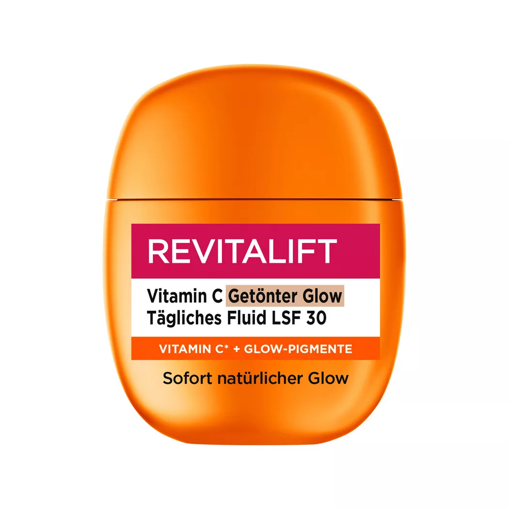 L'Oréal Paris - Revitalift Vitamin C Tägliches Fluid Getönter Glow LSF 30, 40 ml