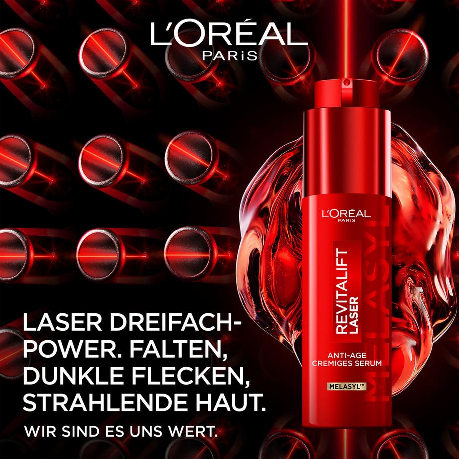 L'Oréal Paris  Siero cremoso anti‑età Revitalift Laser Triple Laser 
