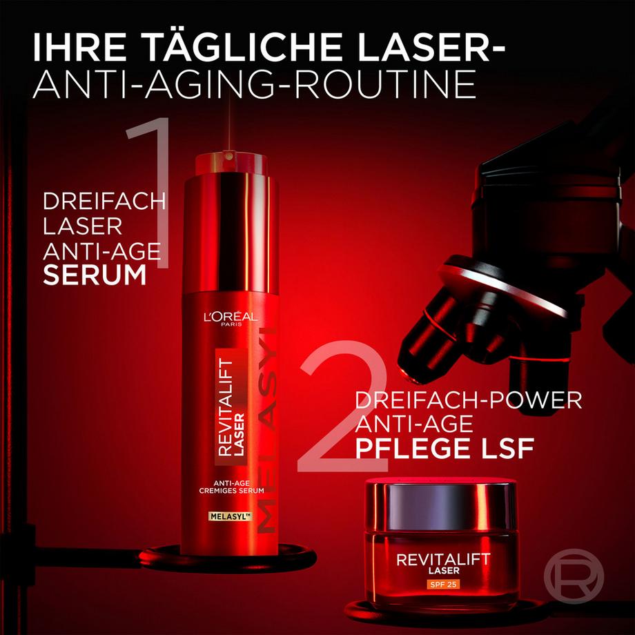 L'Oréal Paris  Siero cremoso anti‑età Revitalift Laser Triple Laser 