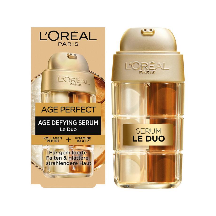 L'Oréal Paris  Age Perfect Serum Le Duo Anti-Aging Gesichtsserum Mini-Format 