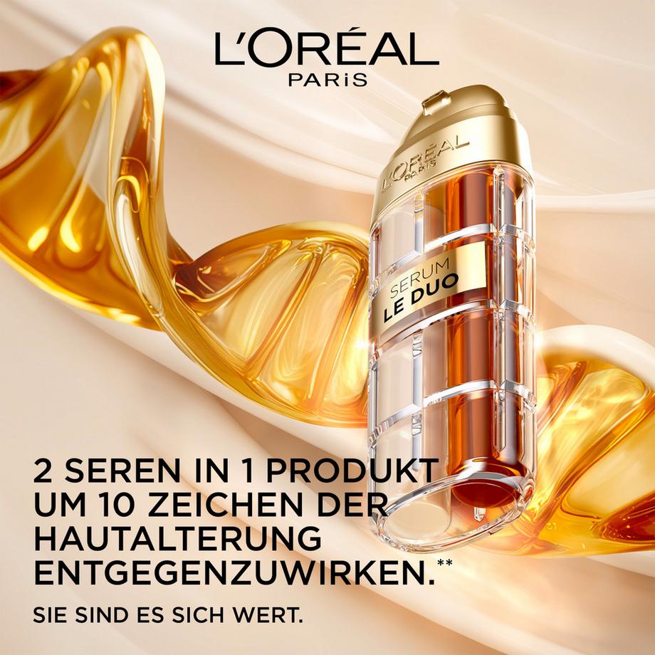 L'Oréal Paris  Age Perfect Serum Le Duo Anti-Aging Gesichtsserum Mini-Format 