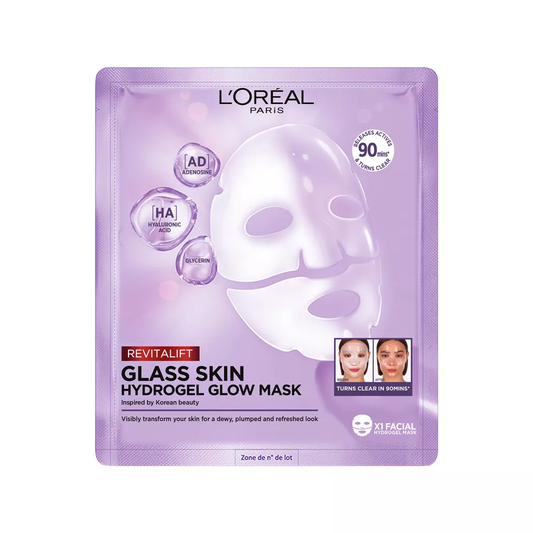 Filler Mascarilla Facial Glass Skin - L'Oreal