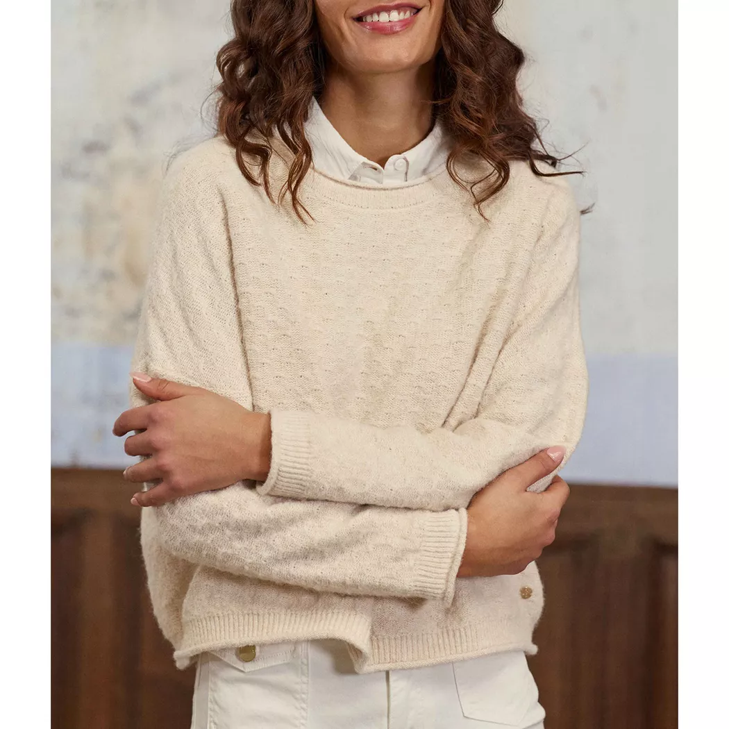 La Petite Etoile - Pullover, für Damen, Beige, Größe S