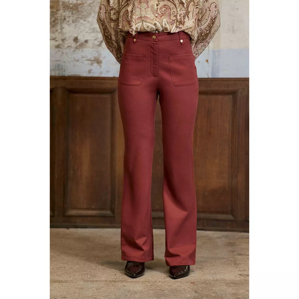 La Petite Etoile - Hose, für Damen, Terracotta, Größe S