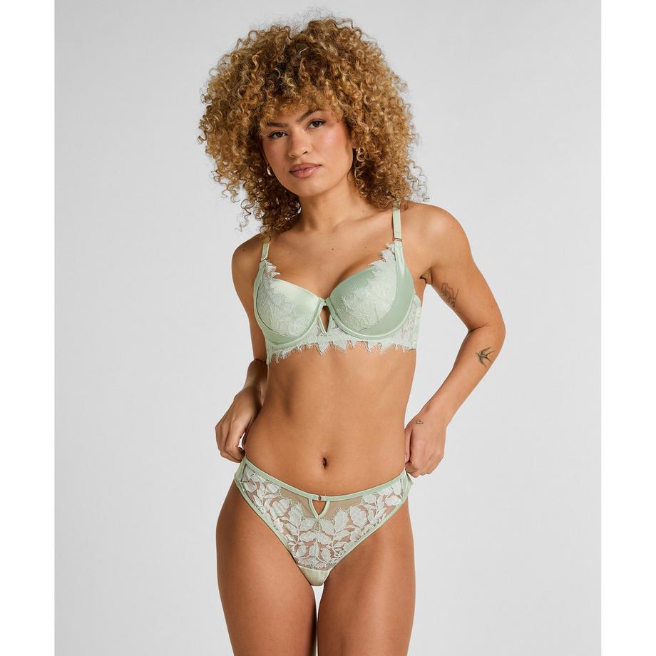 Hunkemöller Slip Brésilien Dentelle Florale  