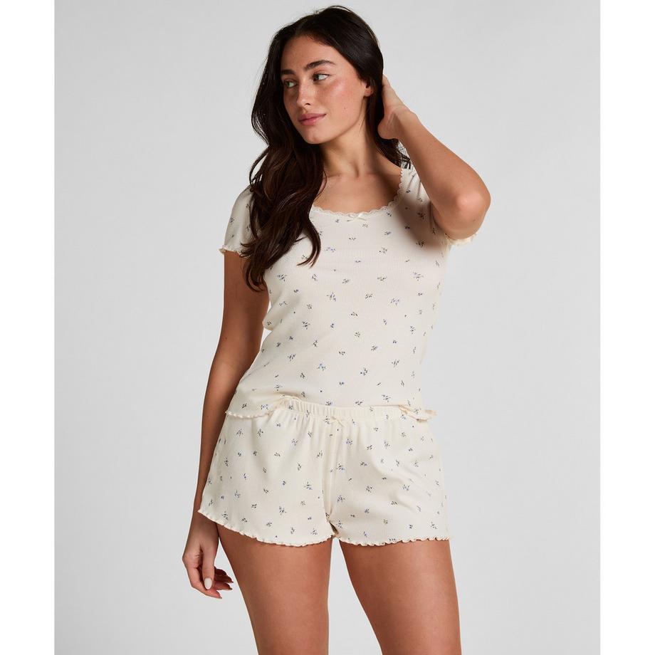 Hunkemöller Pyjamashorts mit Blumenmuster  
