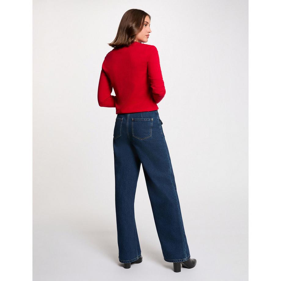 MORGAN Pullover con ricamo a cuore  