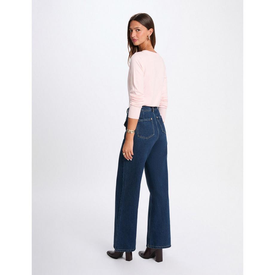 MORGAN Pullover con ricamo a cuore  