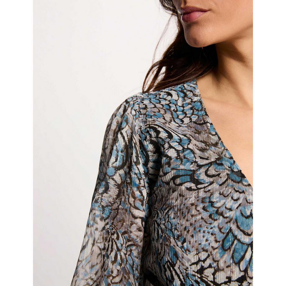 MORGAN Gemustertes Minikleid  