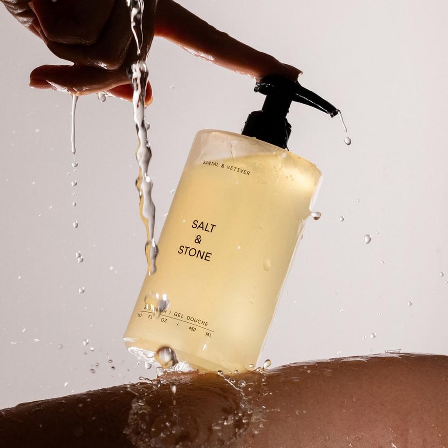 Salt & Stone  Body Wash - Gel douche Bergamote et Hinoki 
