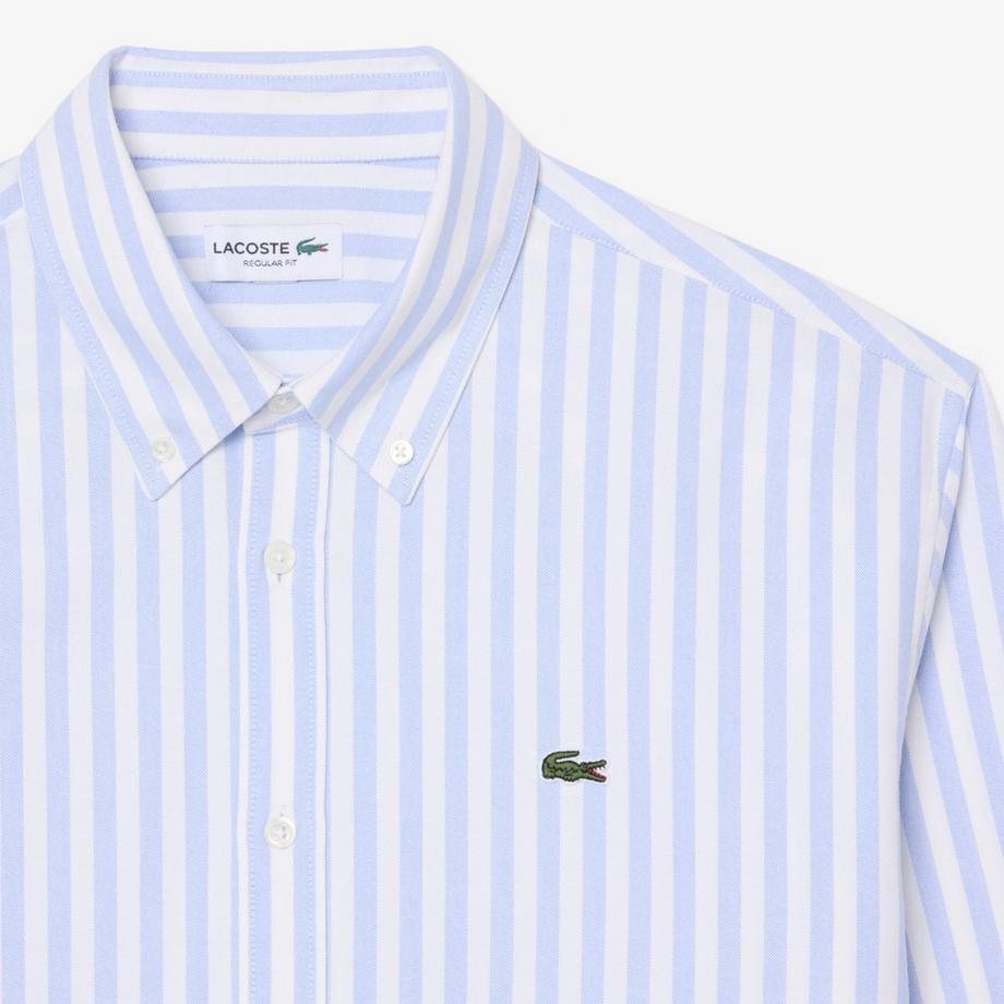 LACOSTE Chemise rayée à col boutonné  