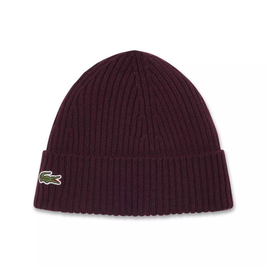 LACOSTE Mütze - Haube  dunkelrot | ONE SIZE