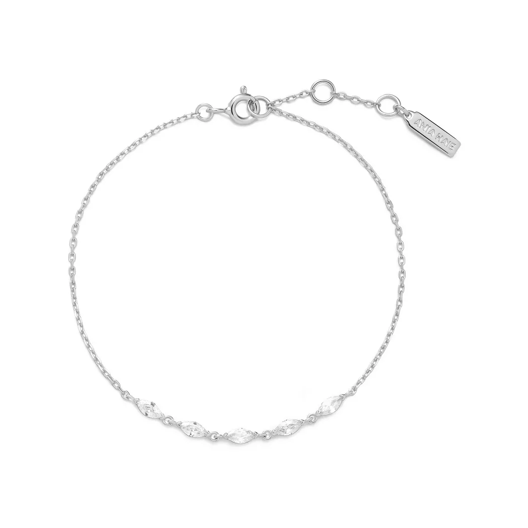 ANIA HAIE - Armband, Luna Gaze, 16.5+2CM, Silber