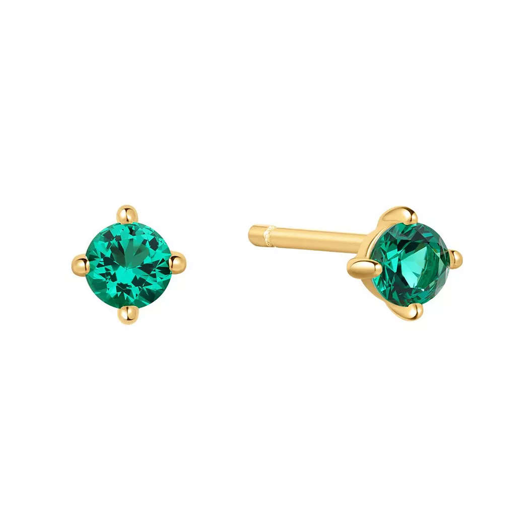 ANIA HAIE - Ohrstecker, Ripple Joy, One Size, Goldfarben
