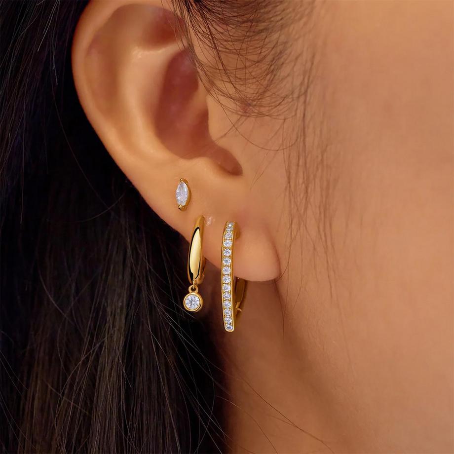 ANIA HAIE STARLIT DROPS Créoles 