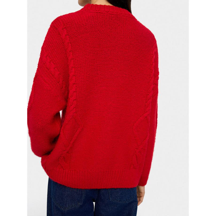Parfois Strickpullover mit Fransen  