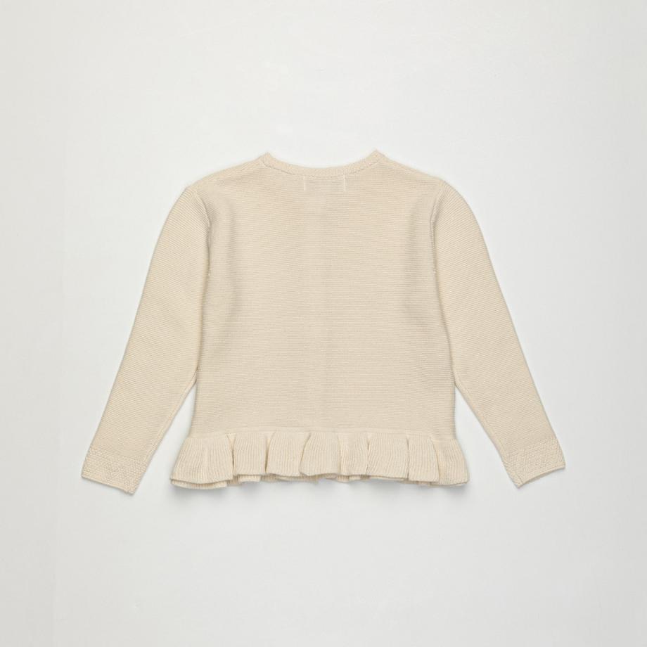 Manor Baby Cardigan avec ourlet à volants  