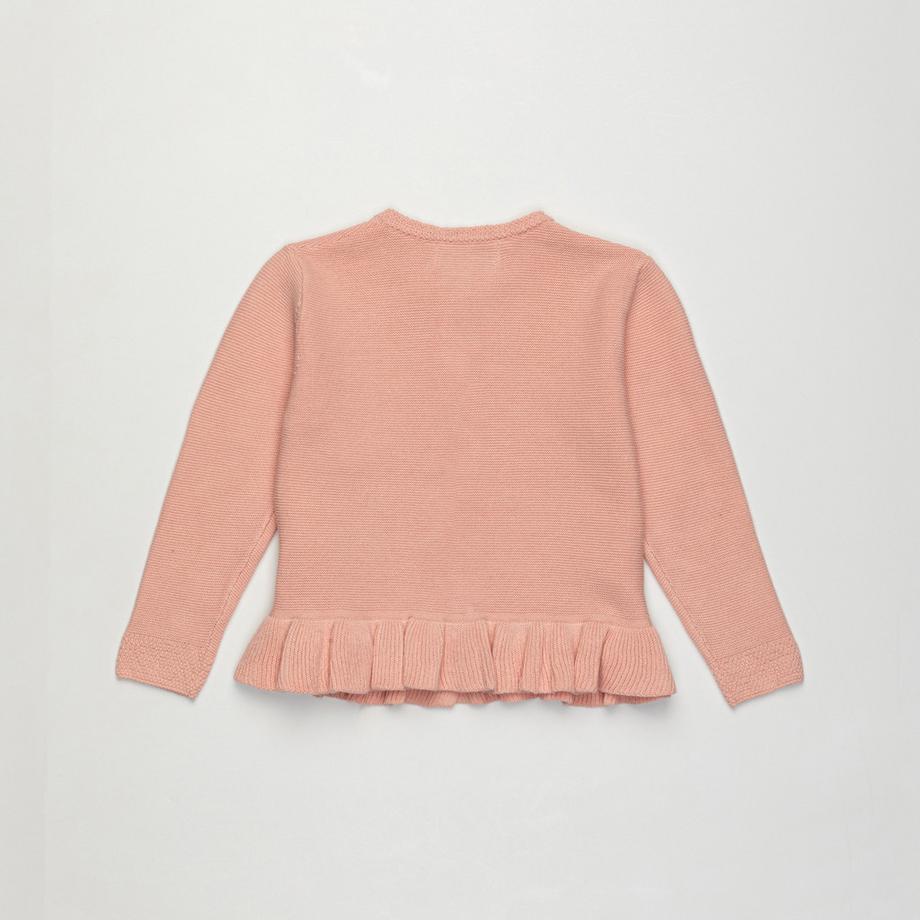 Manor Baby Cardigan avec ourlet à volants  