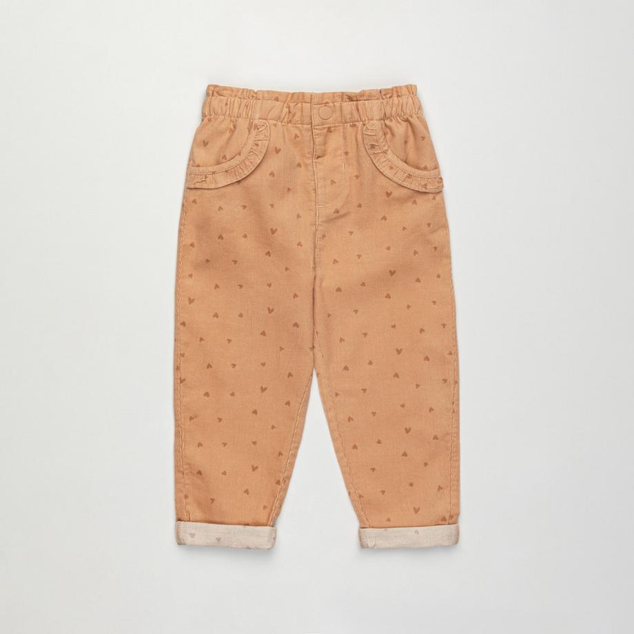Pantaloni in velluto a coste, regular fit
