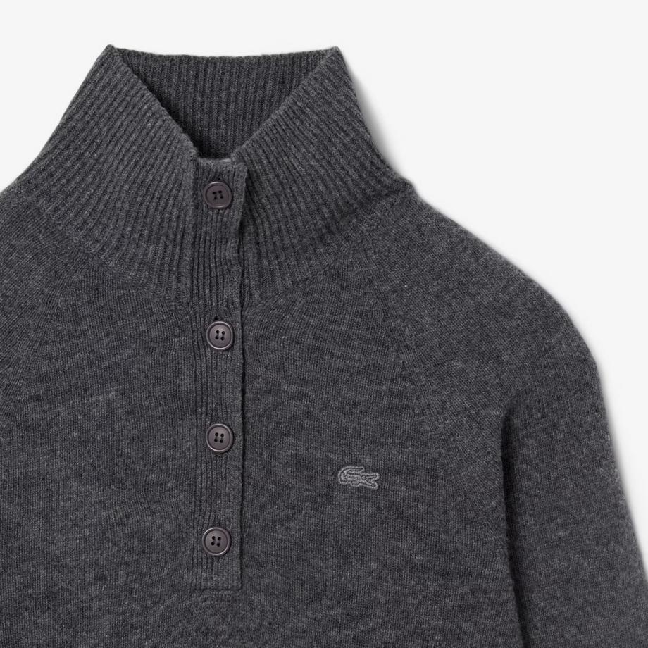 LACOSTE Pullover con mezza cerniera  