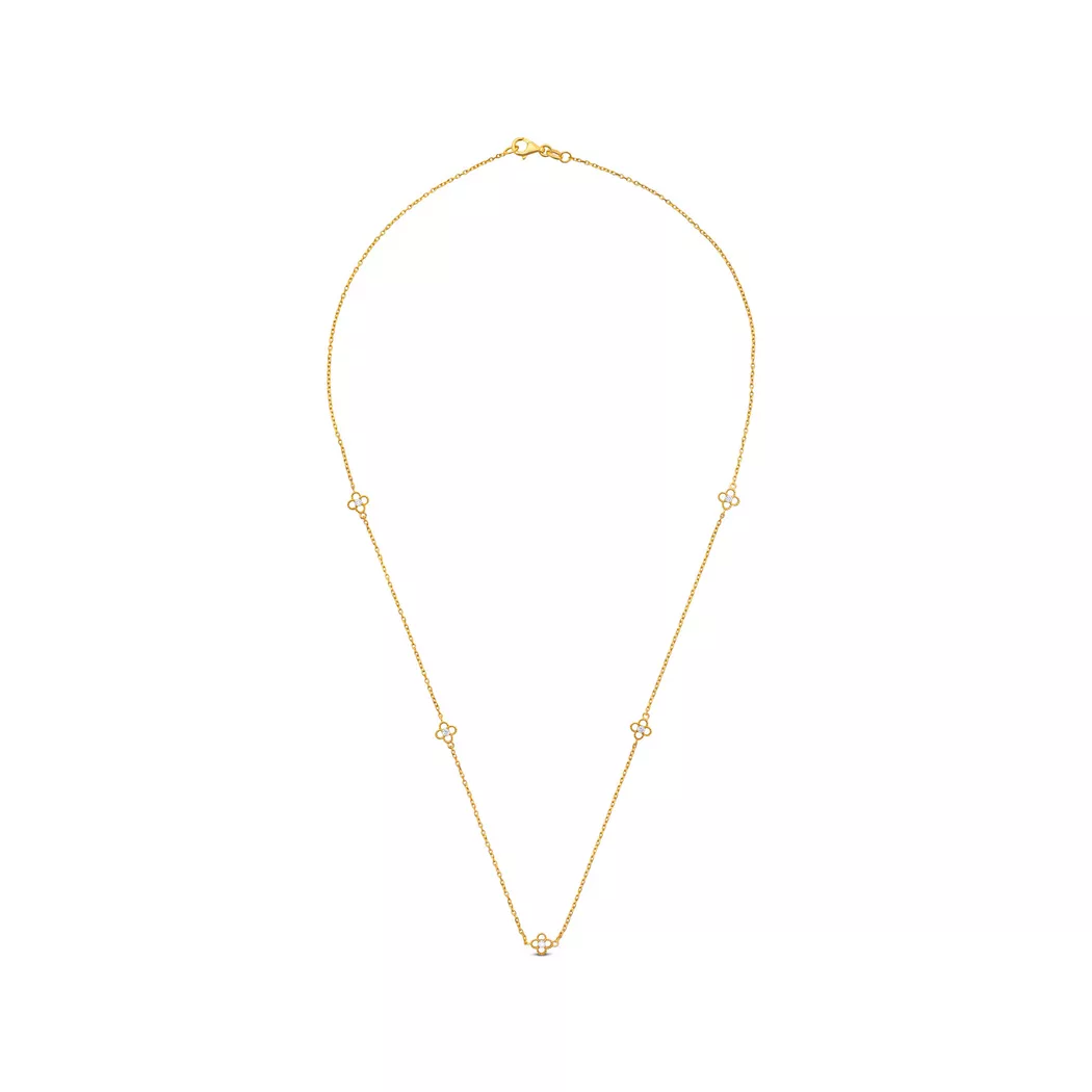 Collection N° 9 - Halskette, 45cm, Gelbgold 4