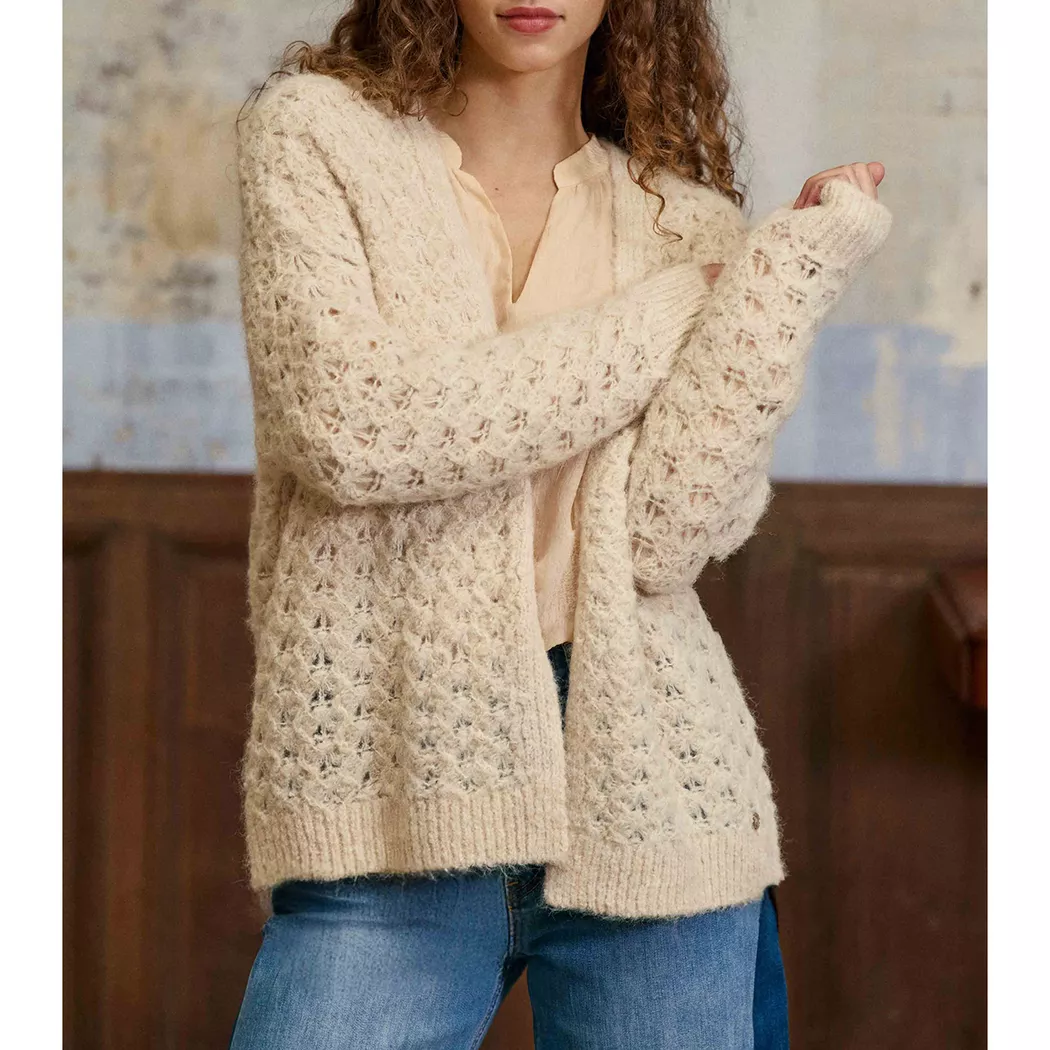 La Petite Etoile - Pullover, für Damen, Beige, Größe S