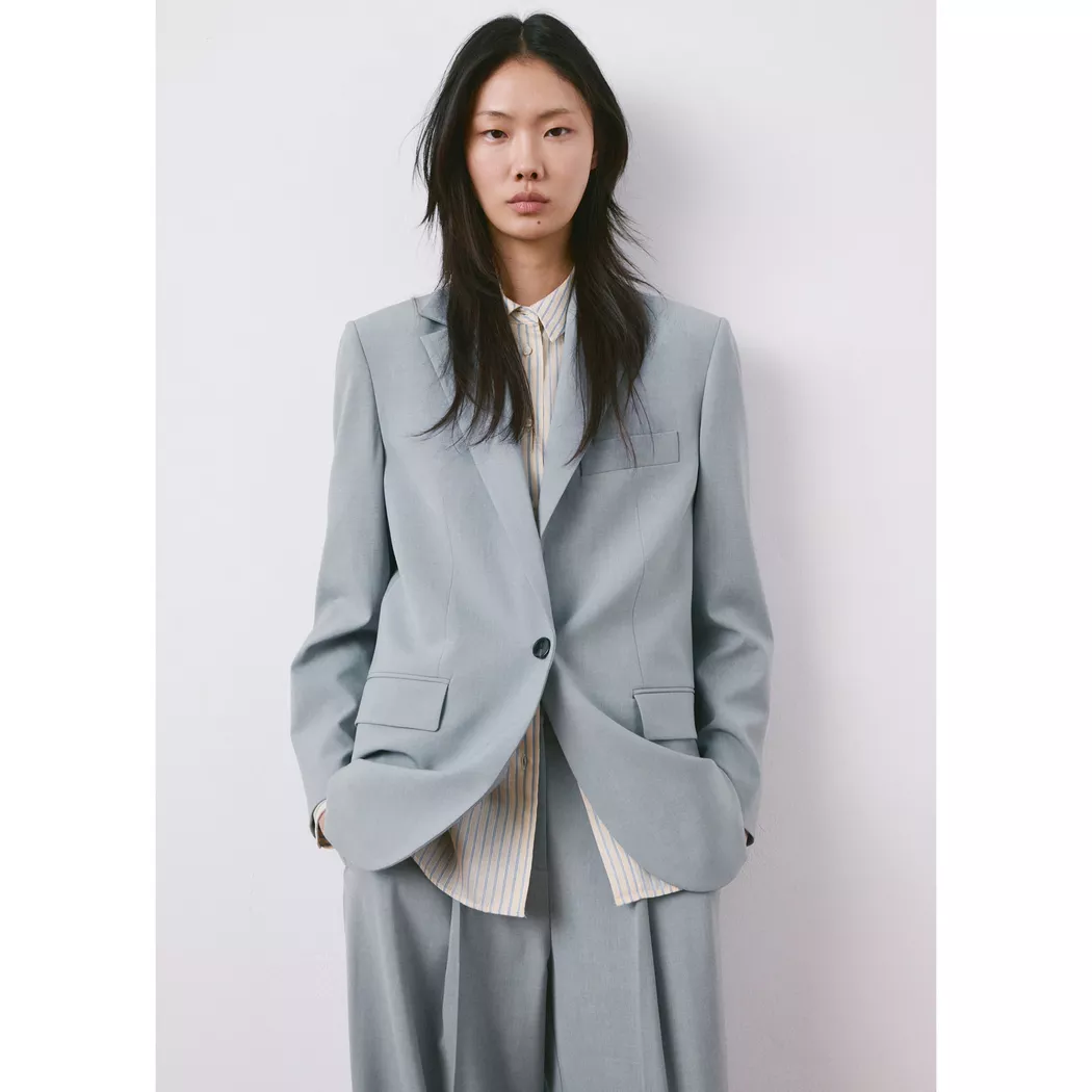 Mango - Blazer, für Damen, Mittelblau, Größe XS