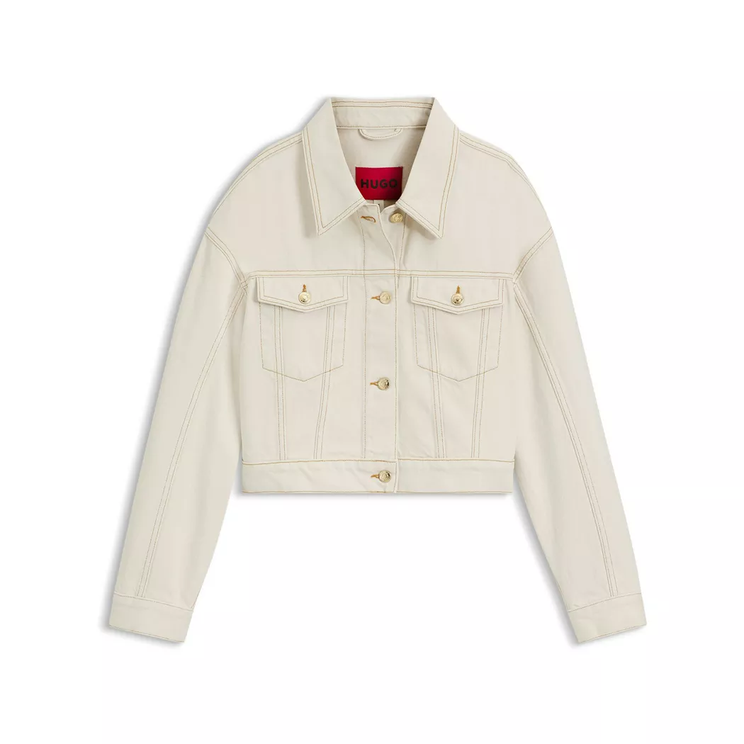 Hugo - Jacke, für Damen, Ecru, Größe L