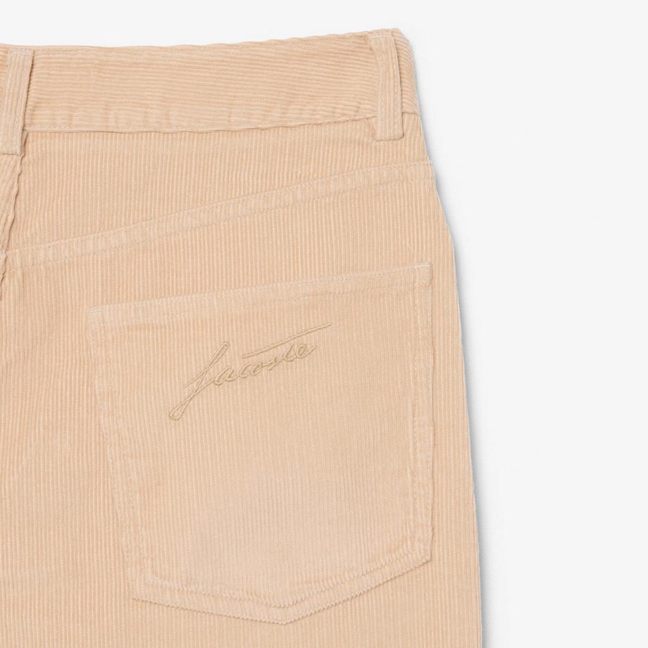 LACOSTE Pantalon en velours côtelé  