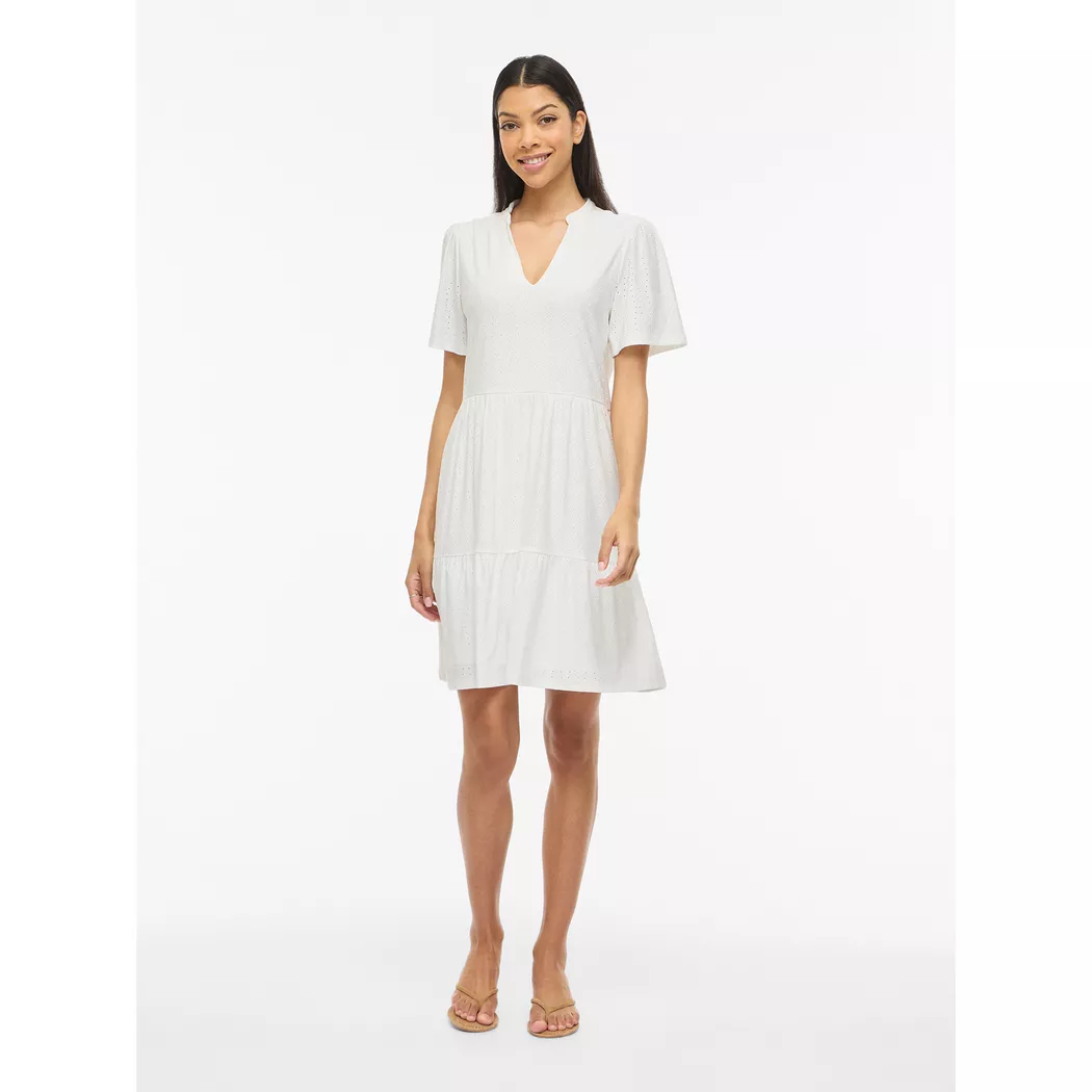 VILA - Kleid, für Damen, Weiss, Größe S