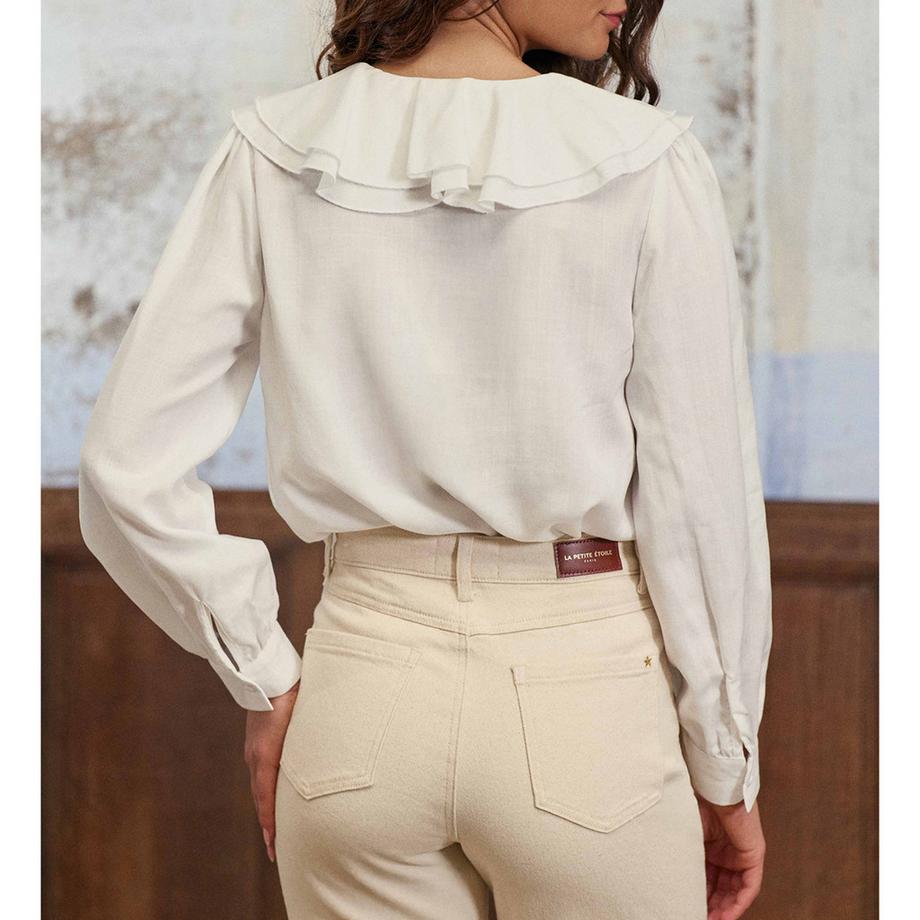 La Petite Etoile Chemisier à manches longues à volants  
