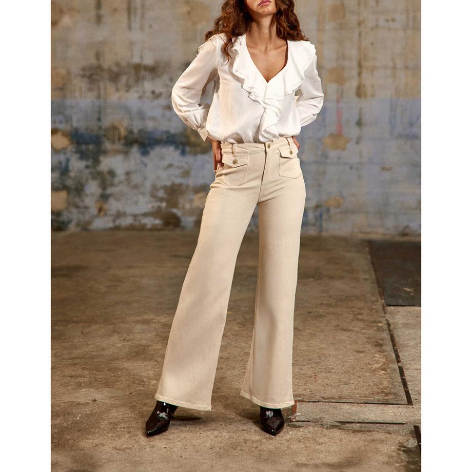 La Petite Etoile Chemisier à manches longues à volants  