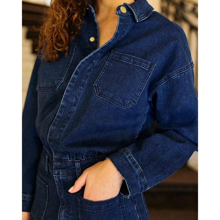 La Petite Etoile Tuta in denim  