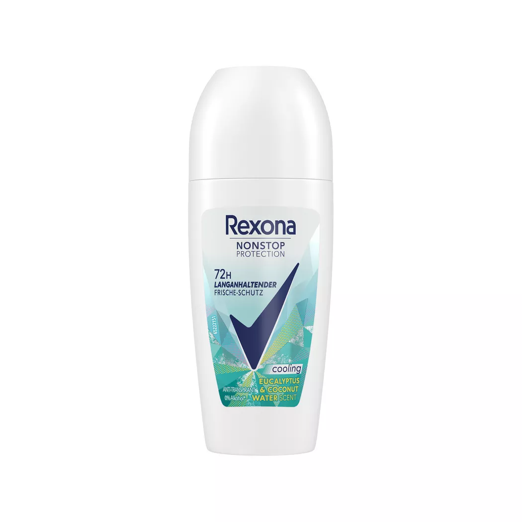Rexona Nonstop Thermocool Anti-Transpirant Roll-On Eucalyptus & Coconut Water 50ml